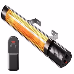 Pro Breeze Chauffage extérieur à Infrarouge 2000W - Radiateur électrique Mural avec 3 réglages résistant a leau IP65