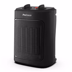 Pro Breeze Mini Radiateur Céramique 2000 W - 3 Niveaux de Puissance - Chauffage dappoint Compact - Noir