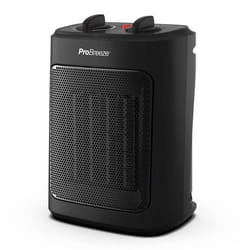 Pro Breeze Mini Radiateur Céramique 2000 W - 3 Niveaux de Puissance - Chauffage dappoint Compact - Noir