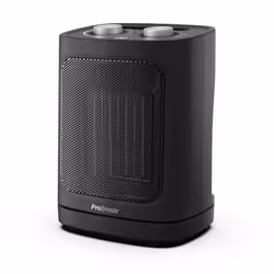 Radiateur Soufflant en céramique 1800W Pro Breeze avec oscillation automatique 2 réglages de chaleur mode ventilateur seul -  ...
