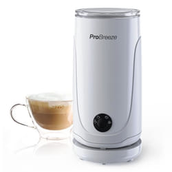 Mousseur à Lait électrique 4 en 1 chaud et froid Pro Breeze - pour Cappucino Chocolat chaud Frappés - Blanc