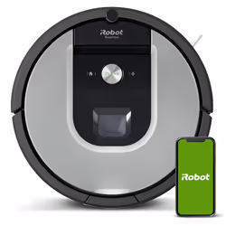 iRobot ROOMBA-971 robot aspirateur 0,6 L Sans sac Noir, Gris