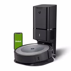 iRobot Roomba i5+, Sac à poussière, Noir, Gris, Rond, Caoutchouc, 90%