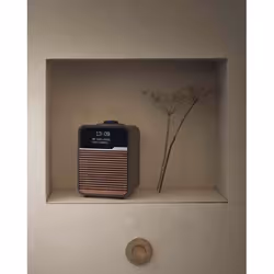 Ruark Audio R1D-ESP Radio portable Horloge Numérique Noir, Marron