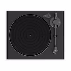 Victrola Hi-Res Onyx, Tourne-disque entraîné par courroie, Noir, Argent, Aluminium, Fibre de carbone, Panneaux MDF, Plastique ...