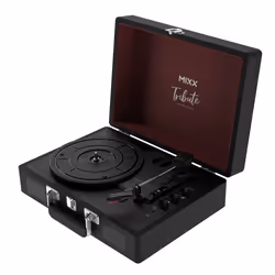 Mixx Audio MTRP-SV-BK-349 platine Tourne-disque entraîné par courroie Noir