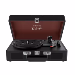 Mixx Audio MTRP-SV-BK-349 platine Tourne-disque entraîné par courroie Noir