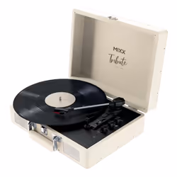 Mixx Audio MTRP-SV-CM-351, Tourne-disque entraîné par courroie, Crème, Rotatif, CC, 12 V, 1,5 A