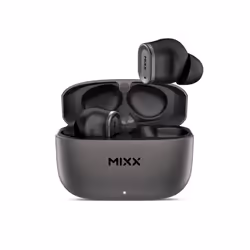 Mixx Audio Mixx Streambuds Custom 1, Sans fil, Appels/Musique/Sport/Au quotidien, Casque, Noir