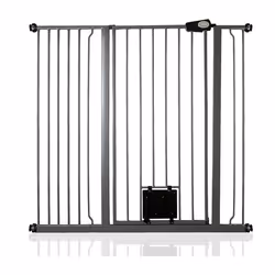 Portillon verrouillable pour chat Bettacare ÉTROIT gris ardoise 113.8cm - 121.4cm