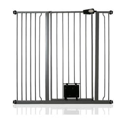 Portillon verrouillable pour chat Bettacare ÉTROIT gris ardoise 113.8cm - 121.4cm