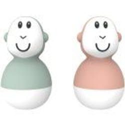 Matchstick Monkey Endless Bathtime Fun Wobblers Blue & Yellow 2 pcs
