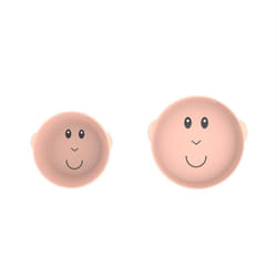 Matchstick Monkey Monkey Plate & Bowl Dusty Pink 1 pcs