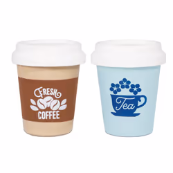 Le Toy Van Eco Cups - Tea & Coffee, Café, 3 an(s), Bleu, Marron, Bois