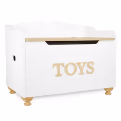 Le Toy Van Toy Storage Box, Boîte de rangement de jouets, Blanc, Autonome, Garçon/Fille, Monochromatique, Rectangulaire