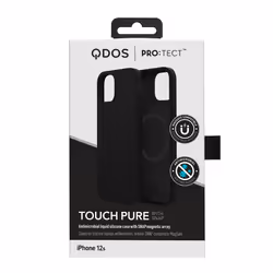QDOS Touch Pure coque de protection pour téléphones portables 15,5 cm (6.1") Housse Noir