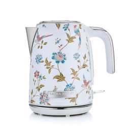 Bouilloire électrique sans fil - Laura Ashley - Elveden Blanc - 1.5L - 2200W - filtre anti-calcaire