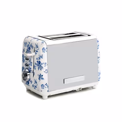 Grille-pain 2 tranches - Laura Ashley - China Rose - Acier inoxydable - 7 niveaux de dorage - Auto-centrant