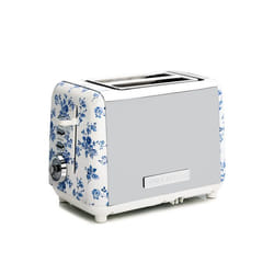Grille-pain 2 tranches - Laura Ashley - China Rose - Acier inoxydable - 7 niveaux de dorage - Auto-centrant