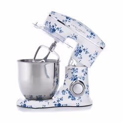 Laura Ashley China Rose 45 Litre Lättviktig Köksmaskin av VQ - 10 Steglösa Hastigheter Puls Alternativ och 1300 Watt Motor