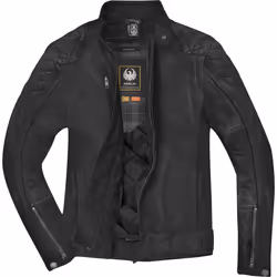 Merlin Stockton Veste en cuir de moto, noir, taille 2XL pour Hommes