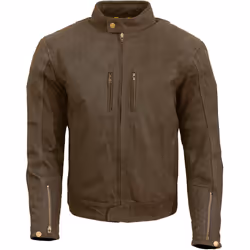 Merlin Stockton Veste en cuir de moto, brun, taille 2XL pour Hommes