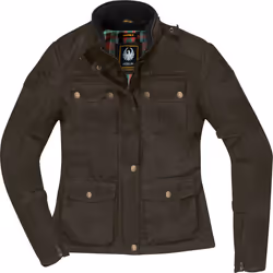 Merlin Buxton II Veste ciré Dames Moto, vert, taille M pour Femmes