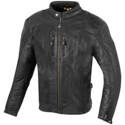 Merlin Cambrian Veste en cuir de moto, noir, taille S pour Hommes