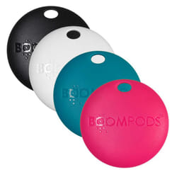 Boompods Boomtag Article Recherche Noir, Bleu, Rose, Blanc