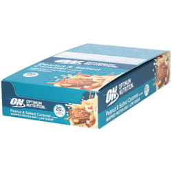 Barre protéinée fo 10x60g Cacahuètes et caramel salé Optimum Nutrition Proteine