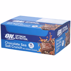 Optimum Nutrition - Barres protéinées - Protein Bar - Chocolate Sea Salt Crunch Boite de 12