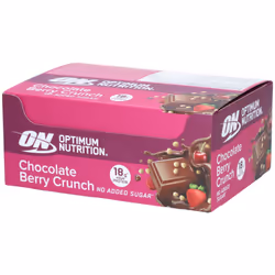 Optimum Nutrition - Barres protéinées - Protein Bar - Chocolate Berry Crunch Boite de 12