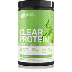 Optimum Nutrition Clear Protein Plant Protein Isolate saveur Lemon Sorbet 280 g