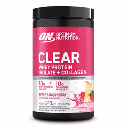 Clear whey Optimum Nutrition - Clear Whey Protein Isolate + Collagen - Apple & Raspberry 240g