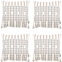 Icon - Coussins d'assise, Lot de 4, 43cm x 43cm, Coussins de Siège, Coussins d'intérieur et d'extérieur, Imprimé/Bande