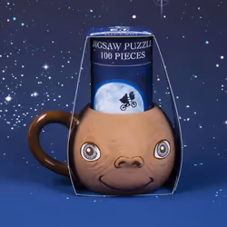 Fizz Creations E.T. Mug &amp; Puzzle Set, Unique, 0,44 L, Marron, Vitrocéramique, Mug, Universel