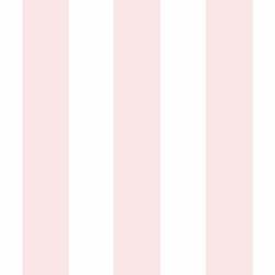 Papier peint - MURIVA - Sassy B Taquin à rayures - Rose - 1005m x 53cm - Papier