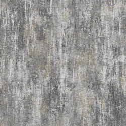 Papier peint - Muriva - Phelan - Texturé - Imitation pierre - Gris métallisé