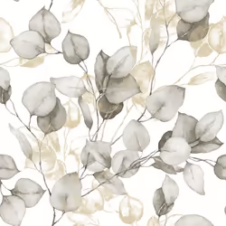 Papier Peint - Muriva - Feuilles dEucalyptus - 1005 m x 53 cm - Lavable - Floral et Végétal