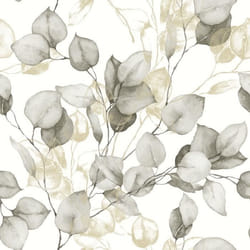 Papier Peint - Muriva - Feuilles dEucalyptus - 1005 m x 53 cm - Lavable - Floral et Végétal