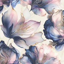 Papier peint floral - MURIVA - Elysian - 1005 m x 53 cm - Lavable - Résistance à la lumière satisfaisante