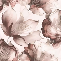 Papier peint - MURIVA - Élyséen - Floral - Rose - 1005 m x 53 cm - Lavable