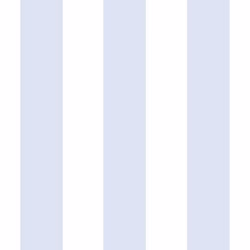 Papier peint - MURIVA - Sassy B Taquin - Rayures Bleu - 1005 m x 53 cm - Lavable