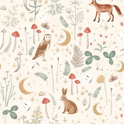 Papier peint - MURIVA - Crépuscule enchanté - 1005 m x 53 cm - Motif animaux - Lavable