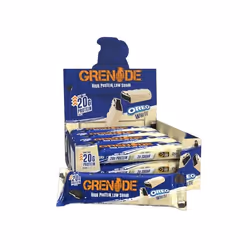 Grenade 5060811384466, Chocolat blanc, Oreo, 60 g, Protéine de lait, Protéine de lactosérum, 232 kcal, 387 kcal, 970 kJ
