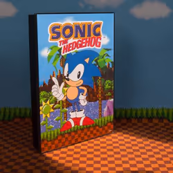 Fizz Creations Sonic Poster Light affichages 1 pièce(s) - Vue supplémentaire 2