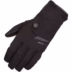 Merlin Finchley Urban D3O Gants de moto chauffants, noir, taille 2XL pour Hommes