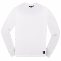 Merlin Kingsley Waffle Knit Chemise à manches longues, blanc, taille 2XL pour Hommes