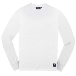 Merlin Kingsley Waffle Knit Chemise à manches longues, blanc, taille 2XL pour Hommes