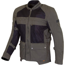 Merlin Mahala D3O Raid Explorer Veste textile de moto, vert, taille XL pour Hommes
